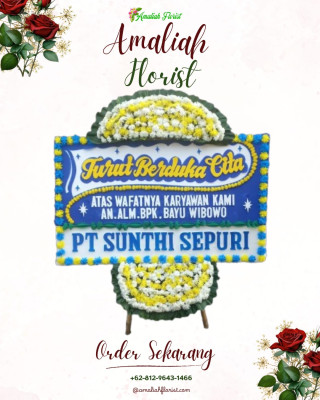 Papan Bunga Duka di Serdang Kulon